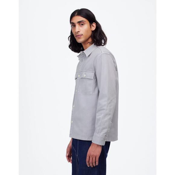 NWT Madewell Garment-Dyed Straight-Hem Work Shirt mens size M - Picture 2 of 7